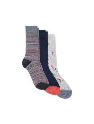 printed dress socks