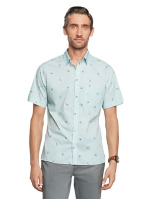 short sleeve button up slim fit