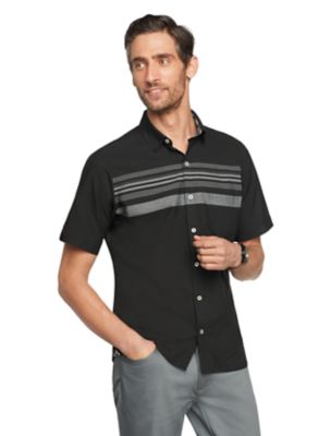 van heusen never tuck short sleeve shirts