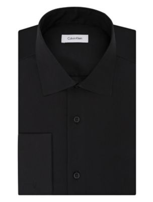 French Cuff Herringbone Dress Shirt 