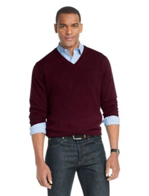 van heusen v neck sweater