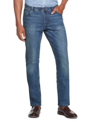 Never Tuck Slim Fit Stretch Five-Pocket Jeans | Van Heusen