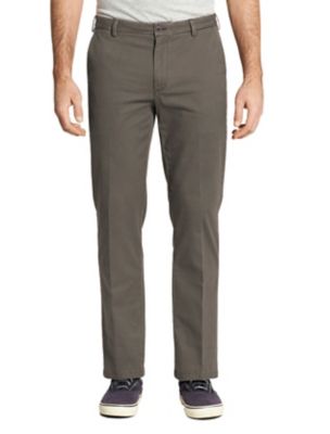 izod saltwater stretch straight fit flat front chino pant