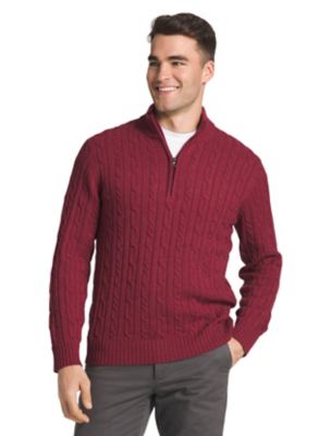 izod cable knit sweater