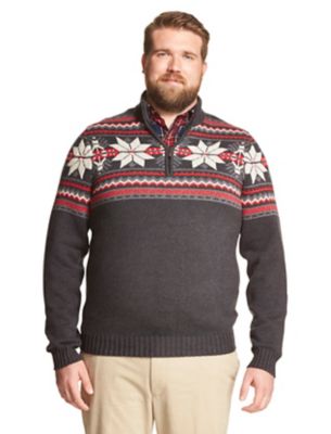 izod fair isle sweater