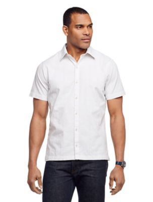 van heusen never tuck short sleeve shirts