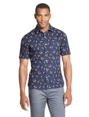 van heusen printed shirts