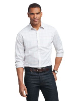 van heusen men's traveler slim fit flat front pant