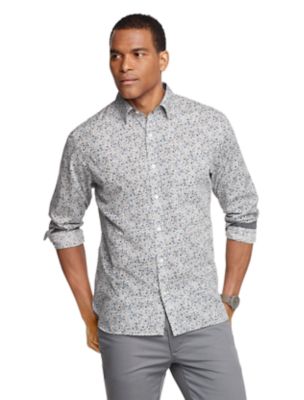 van heusen men's never tuck long sleeve shirt