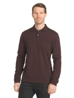 Flex Long-Sleeve Polo Shirt | Van Heusen