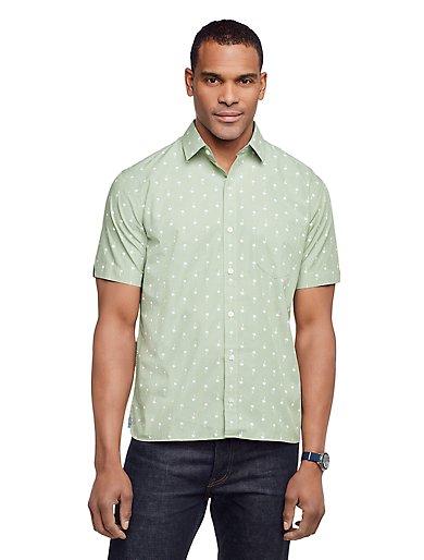 Never Tuck Slim Fit Short Sleeve Shirt Shirt Van Heusen
