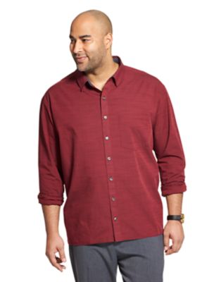 van heusen never tuck long sleeve