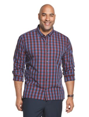 van heusen never tuck long sleeve