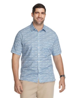 van heusen never tuck short sleeve shirts