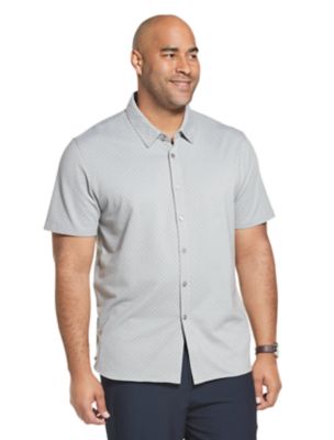 van heusen never tuck short sleeve shirts