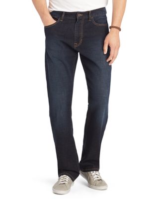 relaxed fit stretch jeans