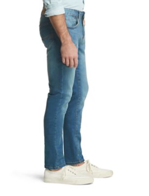 izod men's comfort stretch slim straight fit jeans