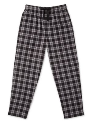 Fleece Plaid Pajama Pants | Van Heusen