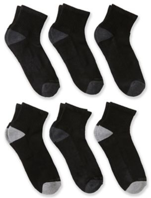 Performance Quarter-Cut Socks 6-Pack 